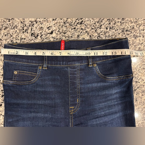 SPANX Dark Blue Flare Jeans - Picture 4 of 6